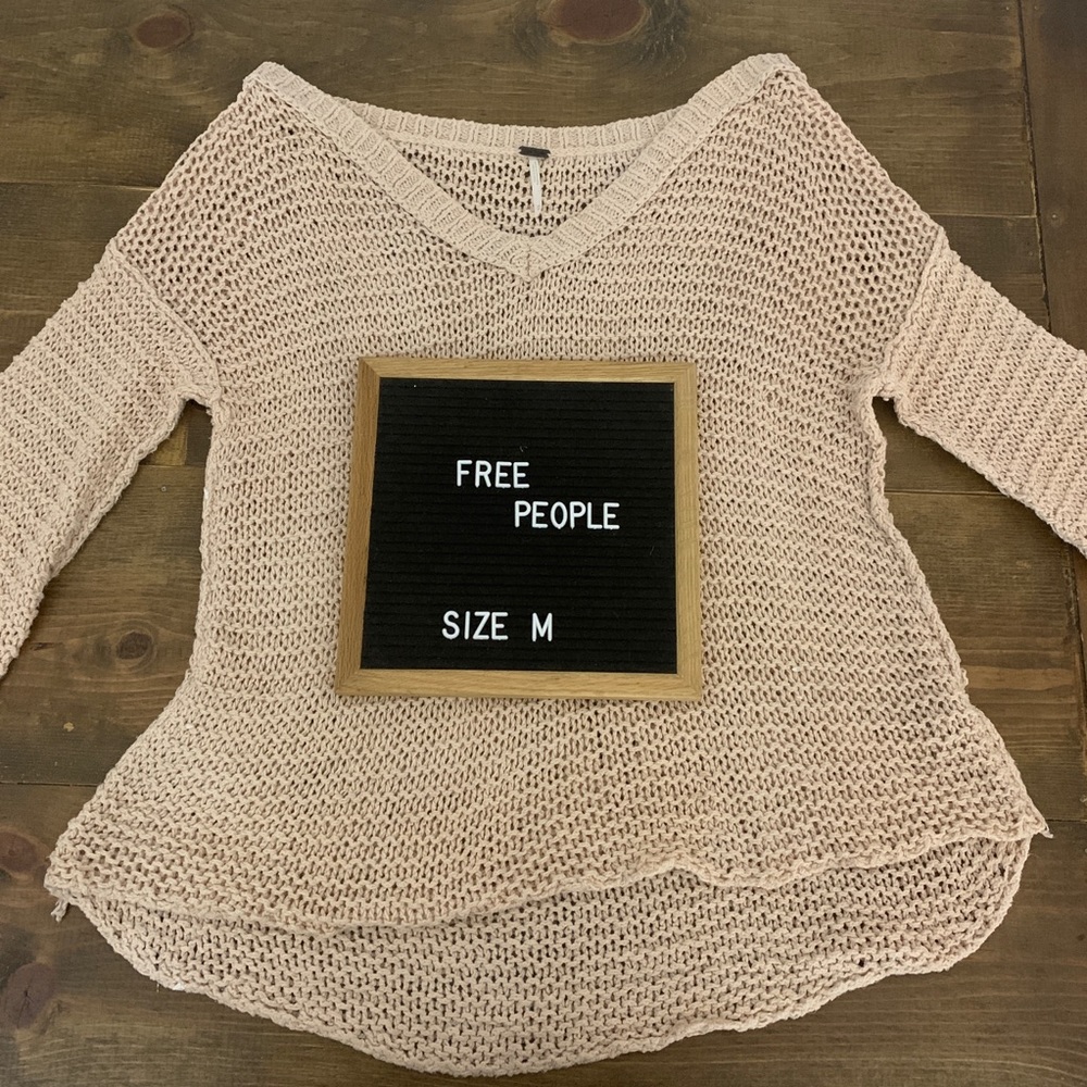 Free People Cotton/Rayon Sweater